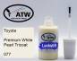 Preview: Toyota, Premium White Pearl Tricoat, 077: 20ml Lackstift, von ATW Autoteile West.